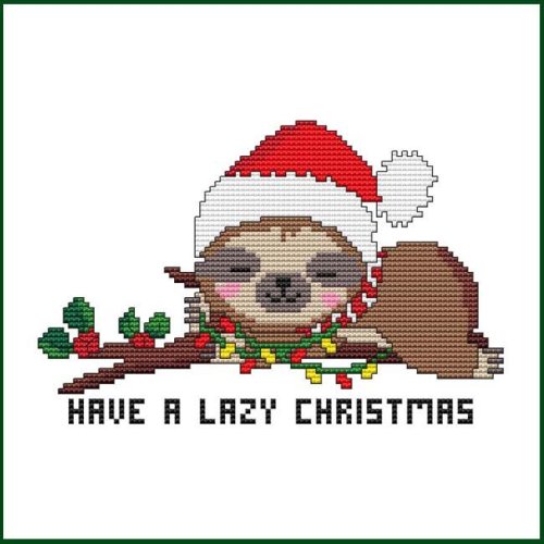 (image for) Have a Lazy Christmas Sloth